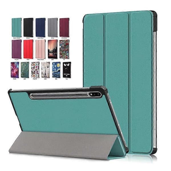 Til Samsung Galaxy Tab S8 S7 S6 Lite Etui Foldeholder Folio Smart Cover til Samsung Galaxy Tab S8 S7 S6 Lite 11 tommer Tablet HD For S6 Lite10.4 2020