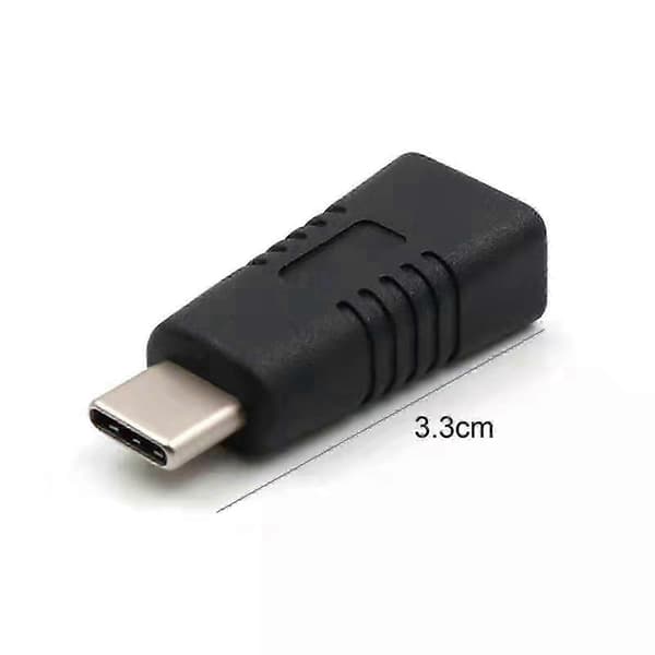 Telefon Mini USB Hona till Typ C Hane Omvandlare Stöd Laddning Dataöverföring Edition 0512[zd]