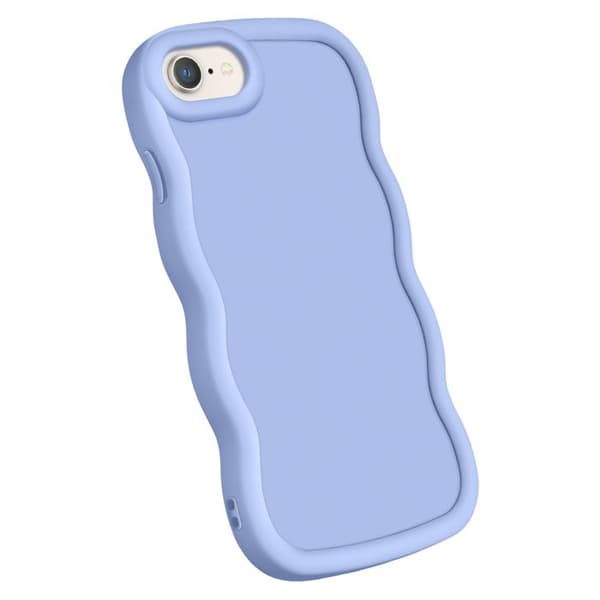 [zd]Etui til iPhone 7, 8, SE 2020, SE 2022 - Støtsikker Silikon - Lavendel - Matt Overflate - Moderne Design Violett