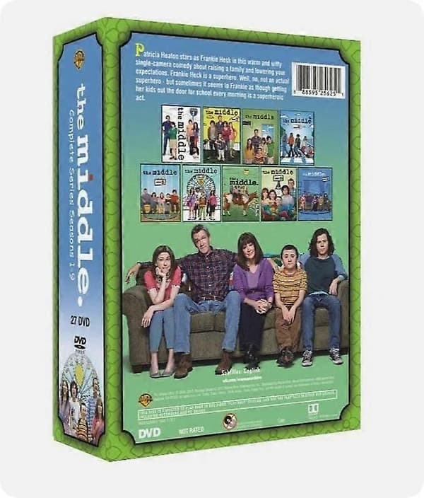 The Middle: Komplett Serie Säsong 1-9 engelsk version 27 Disc DVD Ny Box Set