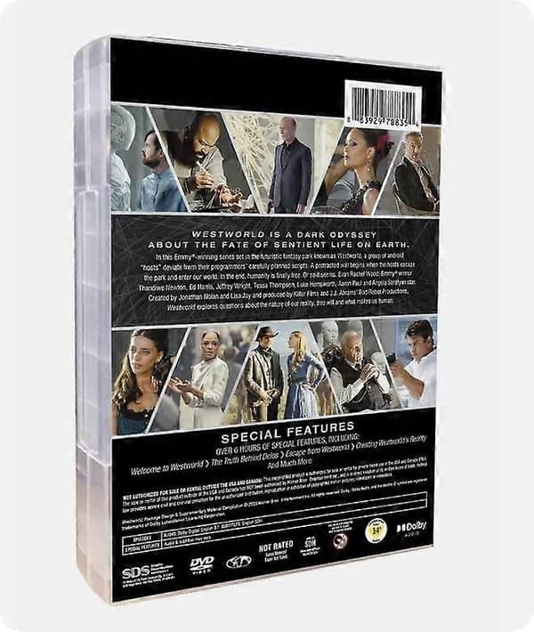 Westworld Koko TV-sarja kaudet 1-4 (DVD 12-levyä) UUSI
