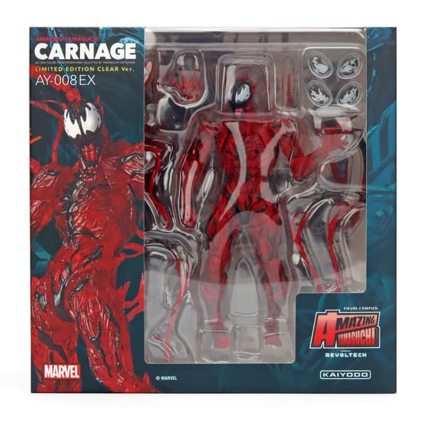 Xbi - Yamaguchi-stil Venom-model figur med bevægelige led röd
