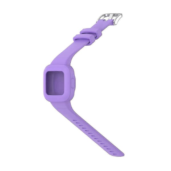 Erstatningssilikonerem til Garmin Vivofit JR3 - Sikker pasform til aktive børn Light Purple