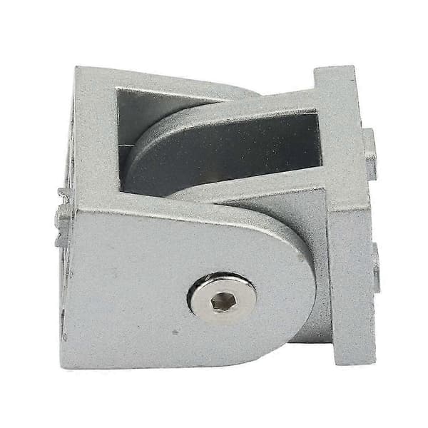 4040 Fleksibelt hængsel drejeled aluminiumsbeslag retvinklet forbindelse til aluminiumsprofil Silver
