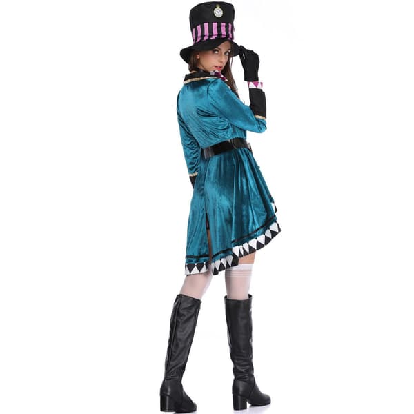 Halloween Cirkus-tryllekunstnerkostume til kvinder M
