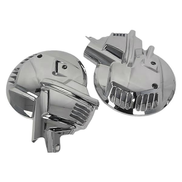 1 par frontbremseskivedeksler kompatible med Honda Goldwing GL1500 GL1500SE GL1500I 1988-2000 frontrotordeksel Chrome silver