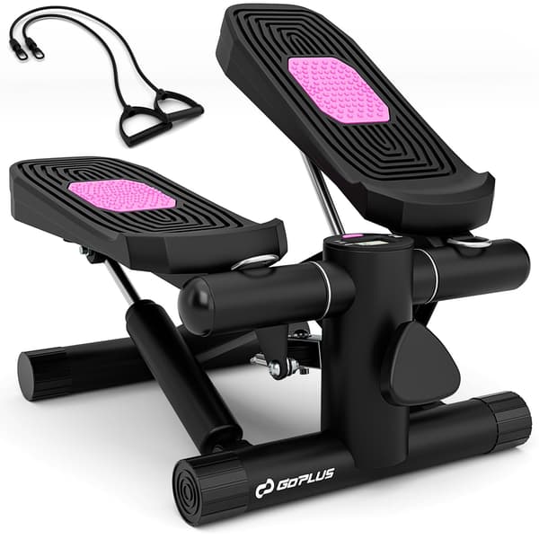 Mini-stepper med modstandsbånd, justerbar intensitet 6000