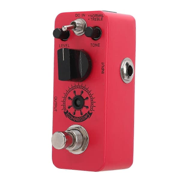 25-26 True Bypass Gitarpedal Simulasjonseffekt Tuner Elektrisk Gitarpedal Erstatning Rød[zd]