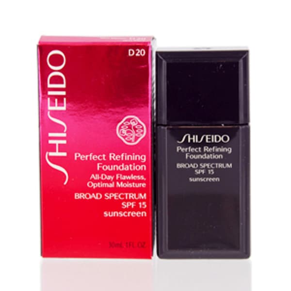 Shiseido, Perfect Refining, Moisturizing, Liquid Foundation, D20, Rich Brown, SPF 15, 30 ml 500