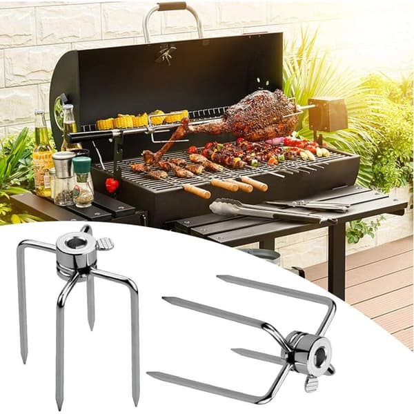 2 st gafflar för grillning med grillverktyg för grillning