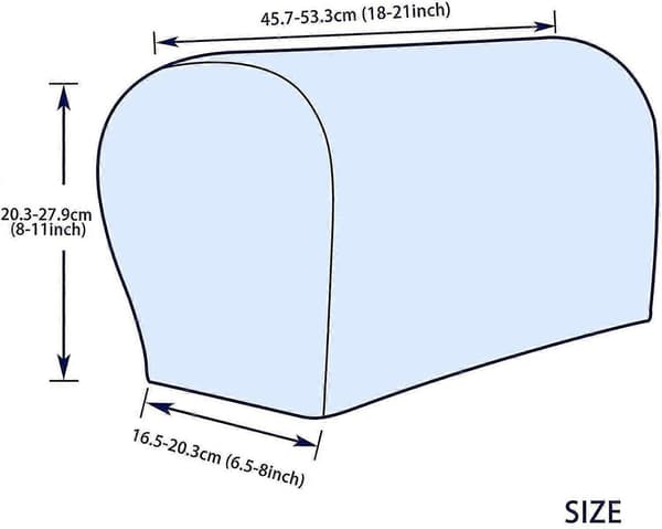 Stretch armstödsöverdrag spandex armskydd för stolar soffa fåtölj överdrag för recliner soffa med vridstift 2st Ivory
