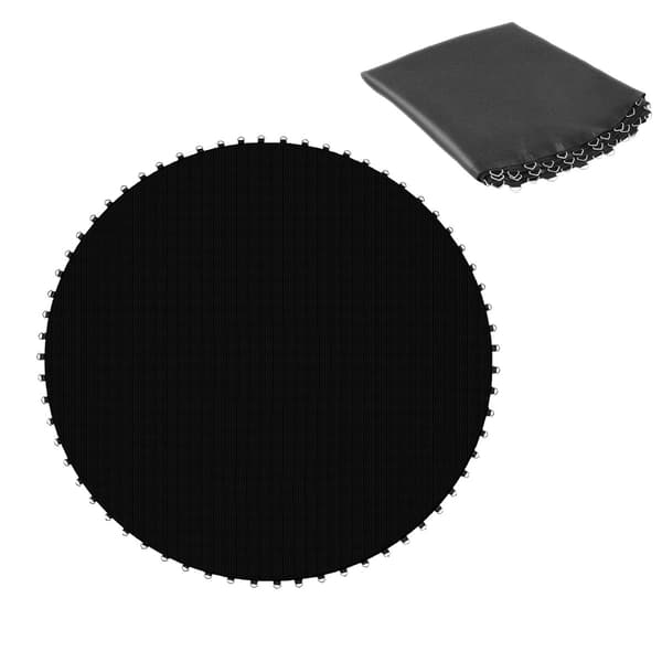 [zd]Trampolinmåtte, 366 cm ramme, sort, holdbar PP 4000