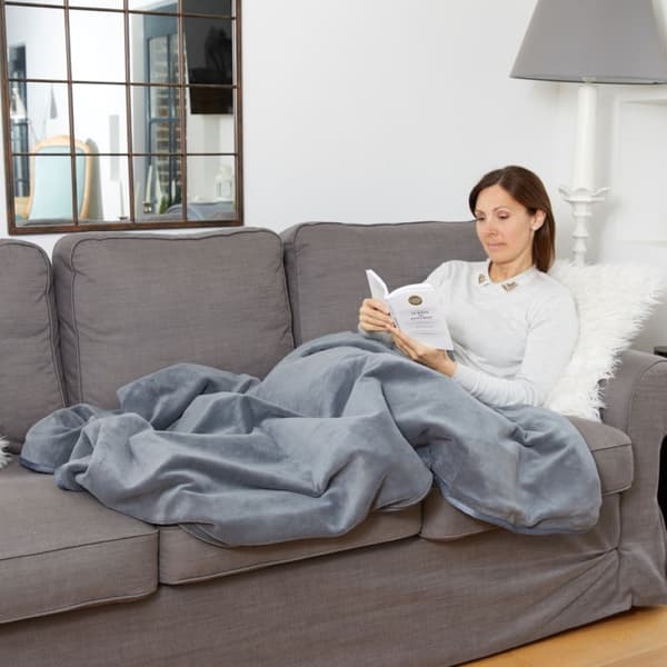 Varmeteppe OVERBLANKET Lanaform flerfarget multifärg one size