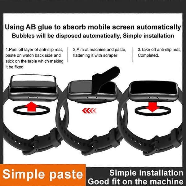 För Redmi Watch 5 Active imak Plexiglas HD Klocka Skyddsfilm Not Specified