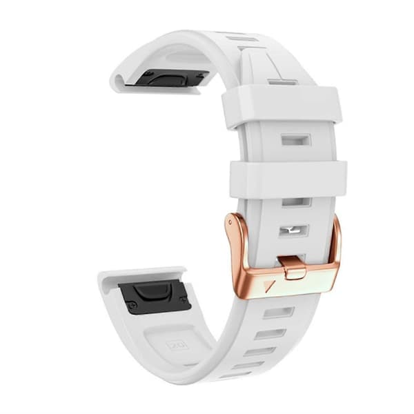 Hvid 20 mm erstatningsrem til Fenix 6S 5S - Passer til Garmin Fenix 6s Pro 5s Plus 7S ure