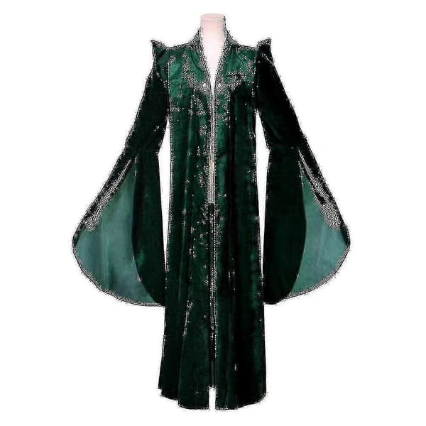 Halloween Harry Potter Mcgonagall Professor Hogwarts Rektor Lång Klänning Halloween Kostym S L