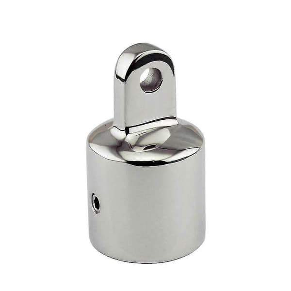 Rustfrit Stål Rør Øje Endestykke Bimini Top Beslag Hardware Kaleche Rør Ende 2x 25mm