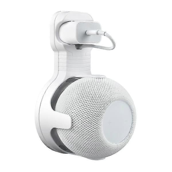 Væghylder til Homepod Mini, monteres uden rodede ledninger EU-stik[zd] white