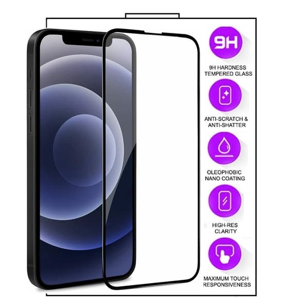 [zd]2-Pack iPhone 15 PRO Max - Iskunkestävä 9D keraaminen panssarilasi Transparent transparent