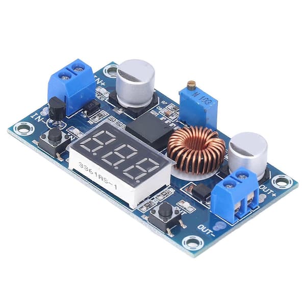 5A 75W DCDC Højeffektiv Buck Modul Justerbar Spændingsdisplay Konverter Regulator Board XL4015