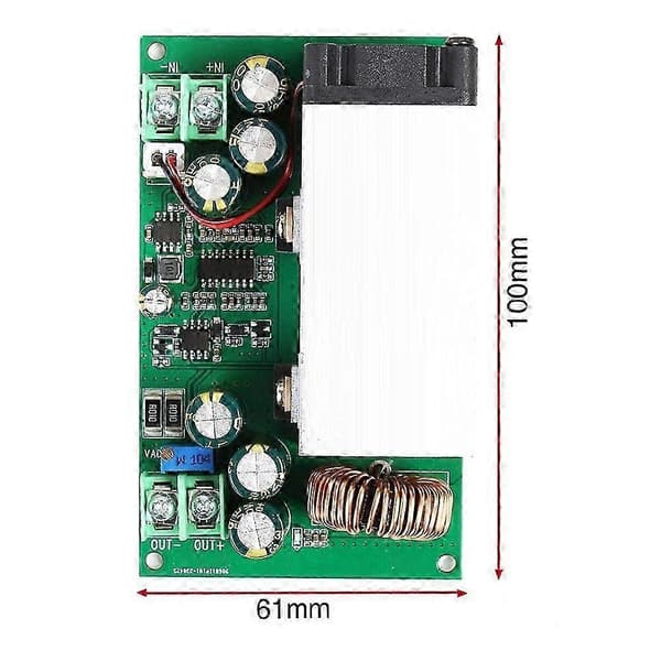 DC 12-75V til 2.5-50V DC-DC-omformer 600W regulator konstant spenning konstant strøm justerbar po