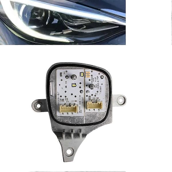 Forreste LED-forlygte kørelysmodul til Infiniti QX30/Q30 2017-2019 Høj Konfiguration B010390-B L Sølv Silver R