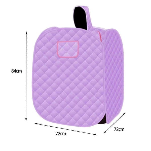Portable Steam Sauna Tent Compatible with Home Use, Foldable Full Body Steamer with Adjustable Temperature - Good Lilac