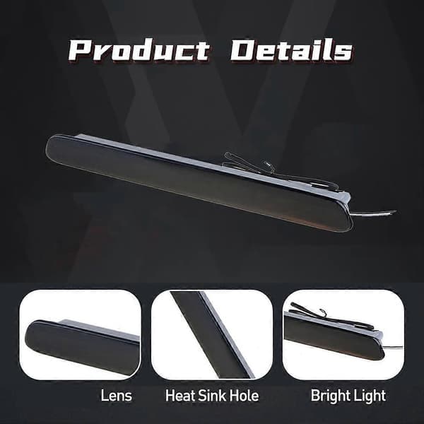 LED-bremselys for Toyota Hilux Revo 2015 - 2020 Bakre baklys Blinklys Røde