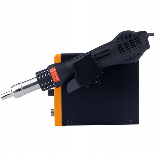 [zd]Loddeboltestasjon Varmluft 858D + 3 Dyser + Plast Sveisesett – 700W | 100-500°C | 5 Plasttyper