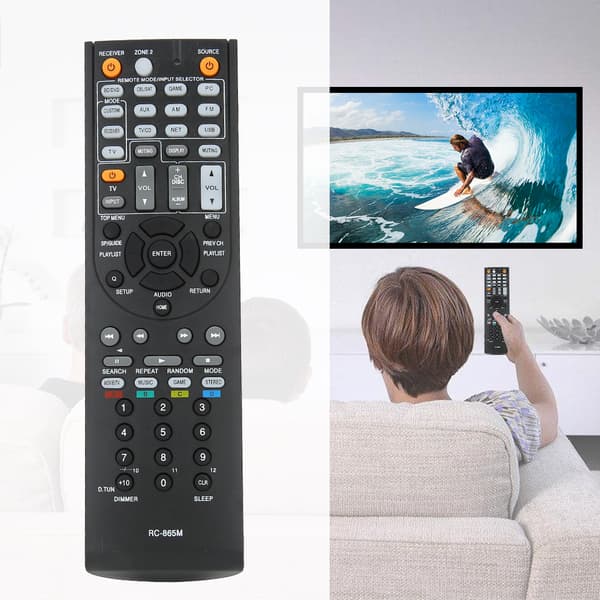 RC-865M erstatningsfjernkontroll passer til ONKYO AV-mottaker TX NR525 TXNR525