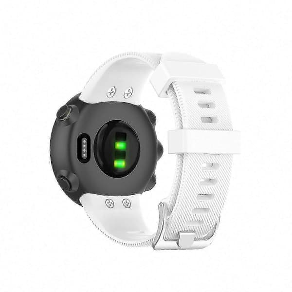 Garmin Forerunner 45 / 45S Silikonersättningsarmband White