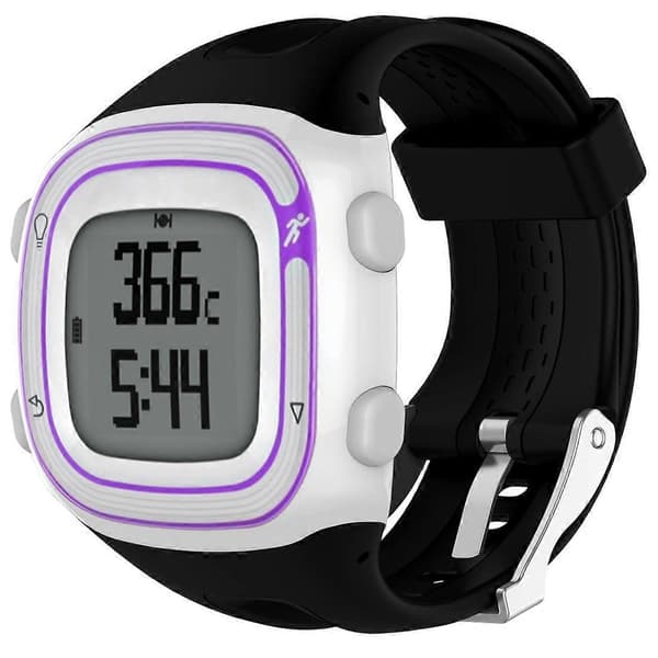 Sportarmband i silikon för Garmin Forerunner 10 / 15 Black