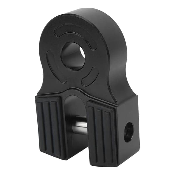 Winch Shacklefæste 30000Lbs Lastejernstift Gummibeskyttelse Universal til ATV Pickup Soft Shackel D Ring Sort