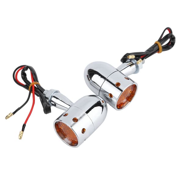 Retro Bullet Style Motorcykel LED Blinklys Indikatorlampe
