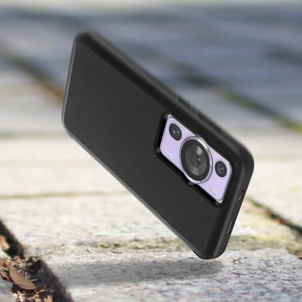 Huawei P60 Pro - Sort - Flipcover - Skærmvindue - Omfattende beskyttelse - SIM-etuier Svart