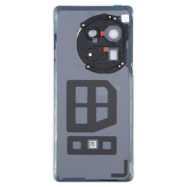 Til OnePlus 12 PJD110 CPH2573 CPH2581 KOMPATIBELt batteridæksel i glas med kameralinse White