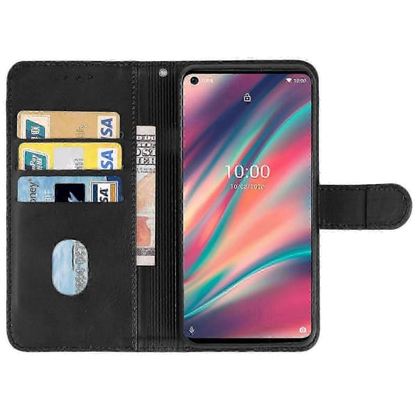 Wiko View 5 Läderfodral | Premium Skyddsfodral för Wiko View 5 Smartphone Black