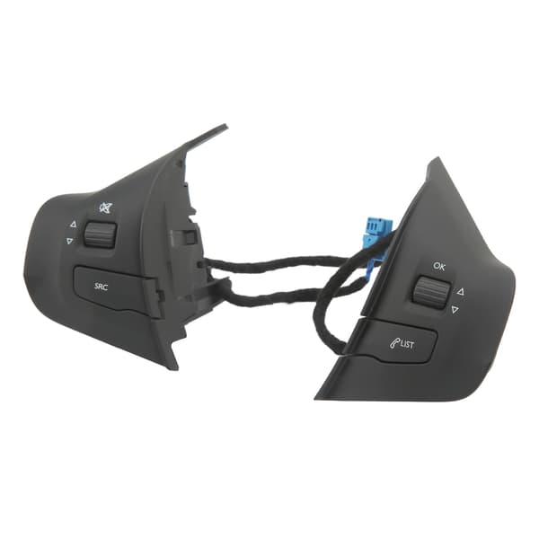 Ratt med kontrollknapp 98084115ZD Multifunksjon Svart erstatning for Peugeot 208
