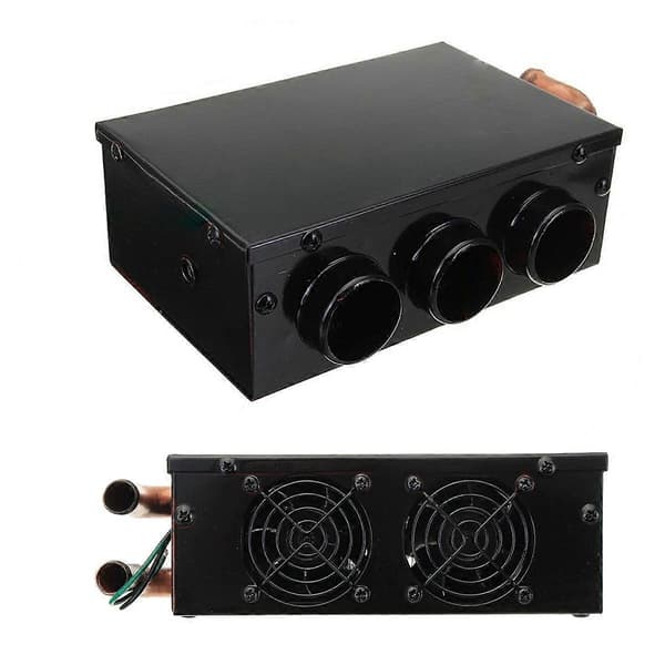 Bil Lastbil Universal Afrimer Bilvarmer Tre-hullers Vandvarmerventilator Black