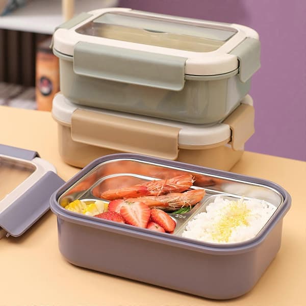Matlåda i rostfritt stål Bento Boxar Matlåda Matförvaringslådor None 201