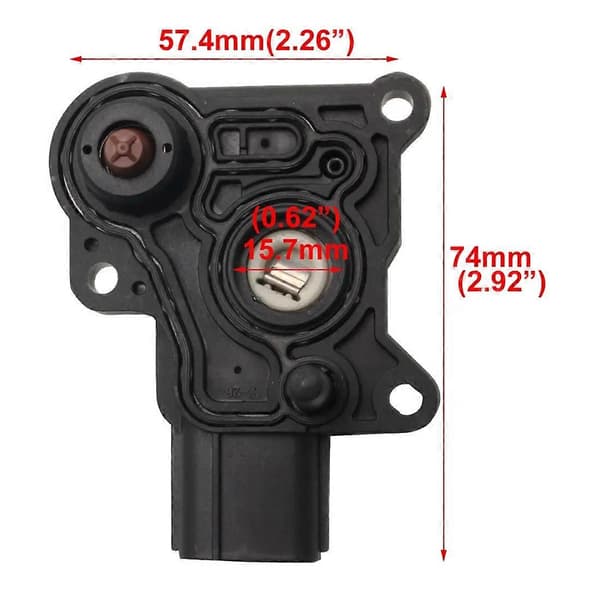 1MS-E3750-00 Motorsykkel gassposisjonssensor TPS for YAMAHA Cygnus Gryphus Black