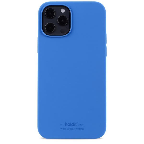 holdit iPhone 12/12 Pro Skal Silikon Sky Blue Blå Silikon