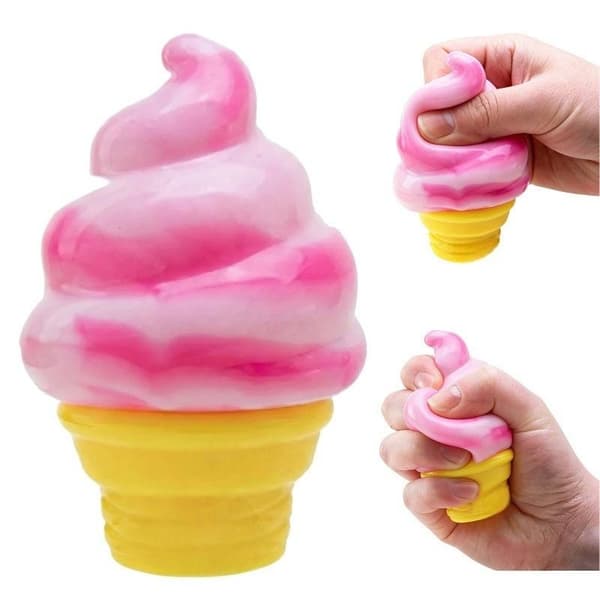 [zd]1 stk. iskremformet dekompresjons-Needoh Nice Cream Cone-leketøy