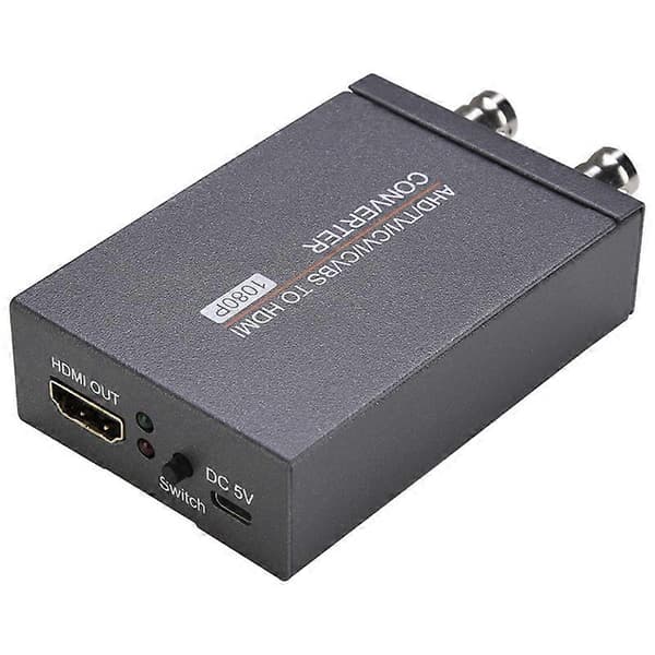 AHD/TVI/CVI/CVBS til HDMI-kompatibel konverteradapter HD 1080P/720P videokonverteradapter til Conv
