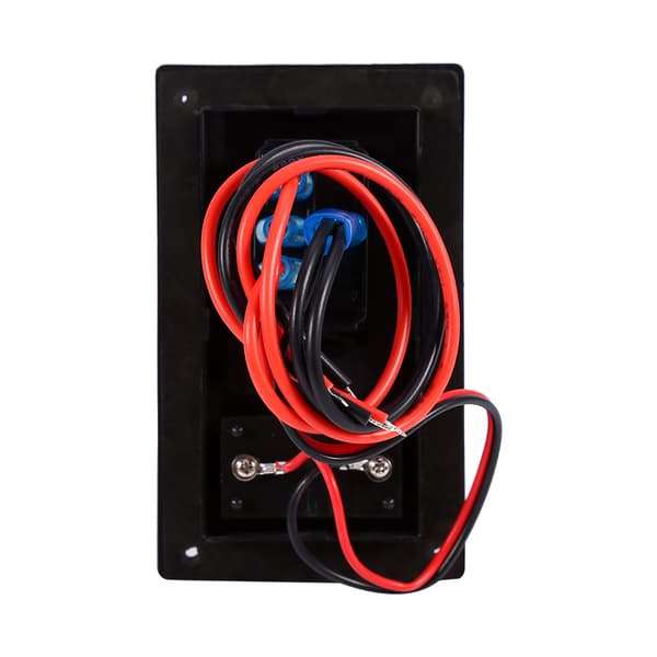 12V DC Marine Båt Voltmeter LED Dobbelt Batteri Testpanel Vippebryter PÅ AV PÅ
