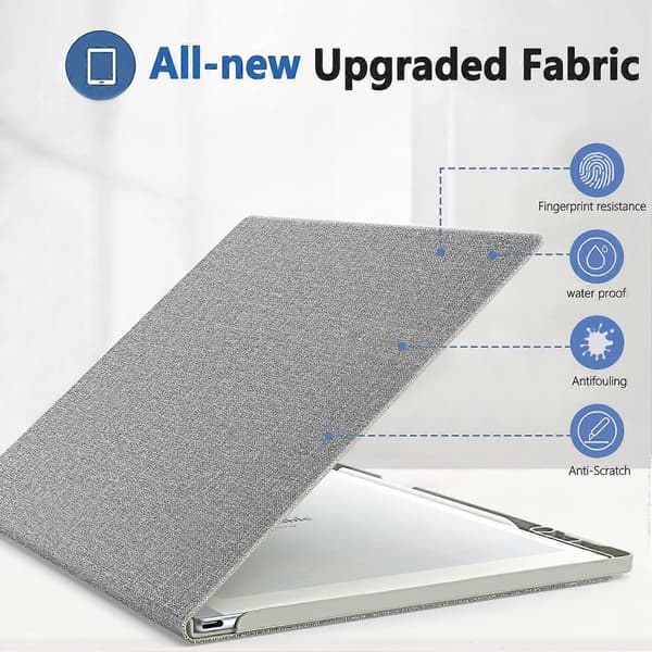 [zd]Fodral för Remarkable 2, bokstil, PC+PU-läder, E-läsarskydd med pennhållare Flerfärgad Style B