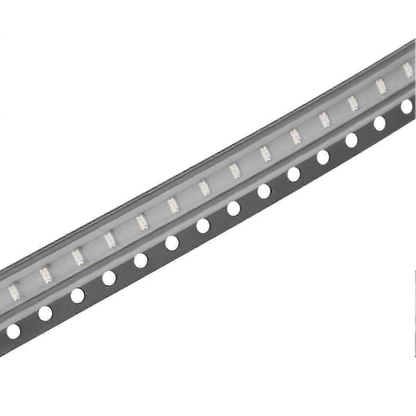 100 st SMD LED-dioder Elektroniska komponenter Höghållfast Liten Lågspänning för DIY PCB (Röd)