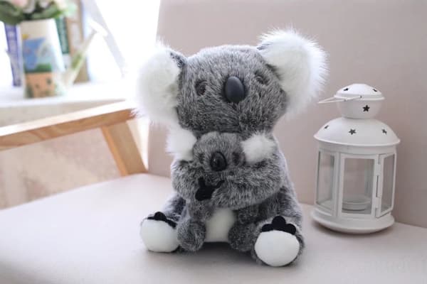Koala-nallepehmolelu, pehmeä koalaemo ja -vauva lapsille ja tytöille