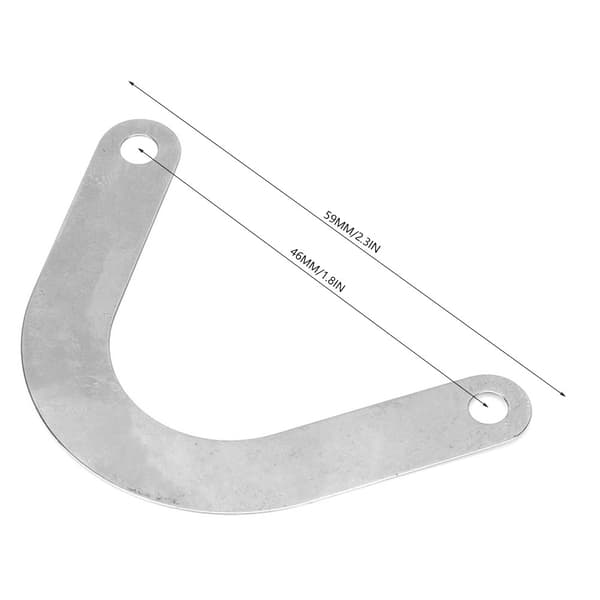 5 stk. ventilplade U-formet metal luftkompressor tilbehør 59 mm bred