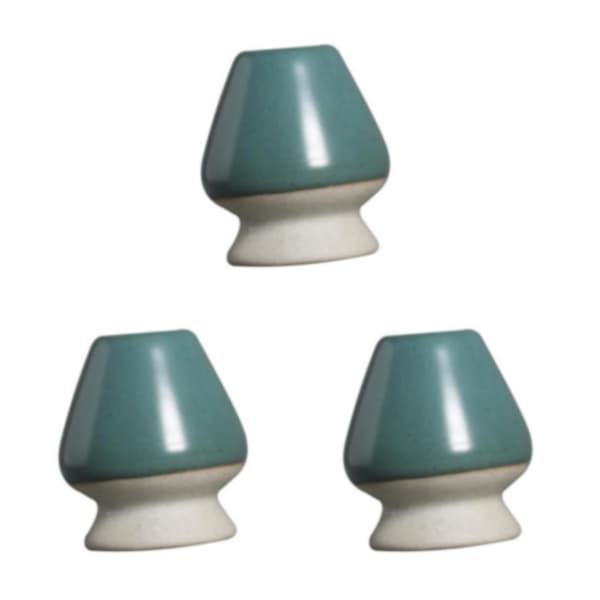 1/2/3 Håndlavet Matcha Piskeris Stativ Te-ceremoni Te-service til Grøn 6 x 7cm 3Sæt 3Sæt 3Set Green 6 x 7cm